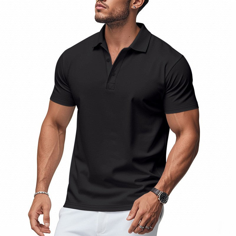 🔥⏰ LIMITIERT: -50% 💥 Premium Herren Kurzarm-T-Shirt mit Reverskragen 👕 schnell trocknend, hochwertig & modern ✨