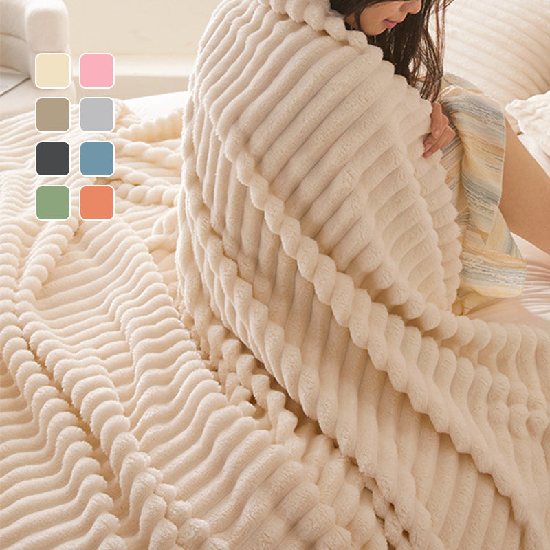 🛋️ 50% RABATT! 🛏️Dicke Plüschdecke mit Milchvelours-Bezug🫧Kuscheln Sie sich in ultimativen Komfort🫧