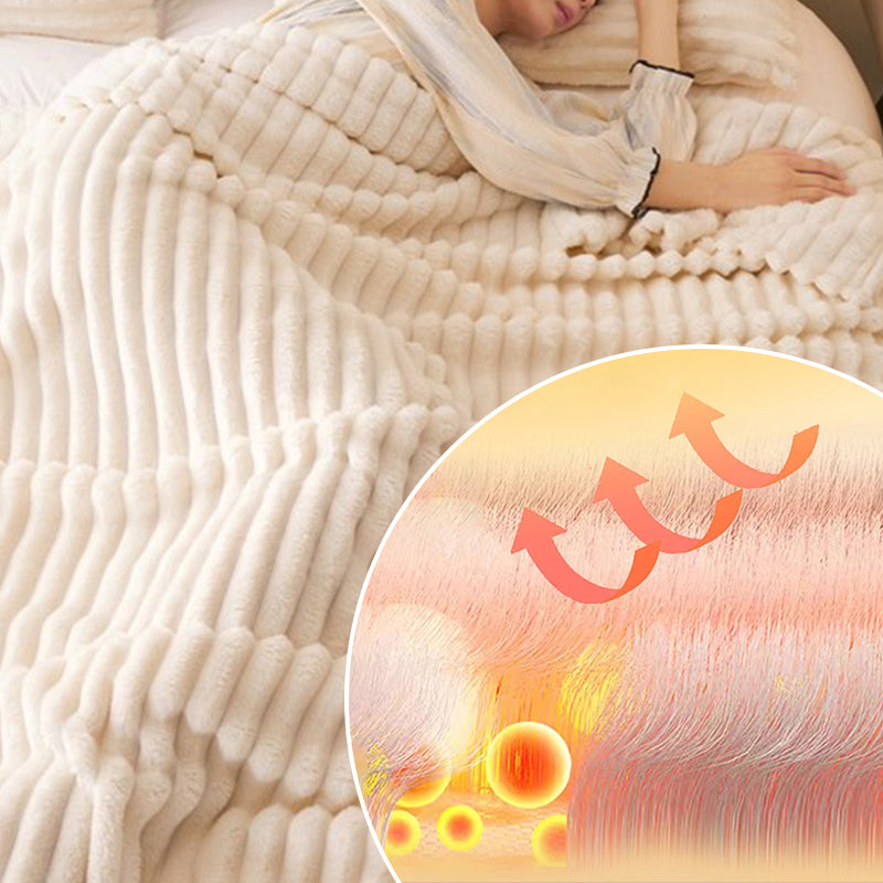 🛋️ 50% RABATT! 🛏️Dicke Plüschdecke mit Milchvelours-Bezug🫧Kuscheln Sie sich in ultimativen Komfort🫧