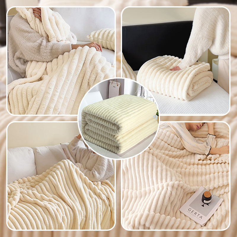 🛋️ 50% RABATT! 🛏️Dicke Plüschdecke mit Milchvelours-Bezug🫧Kuscheln Sie sich in ultimativen Komfort🫧