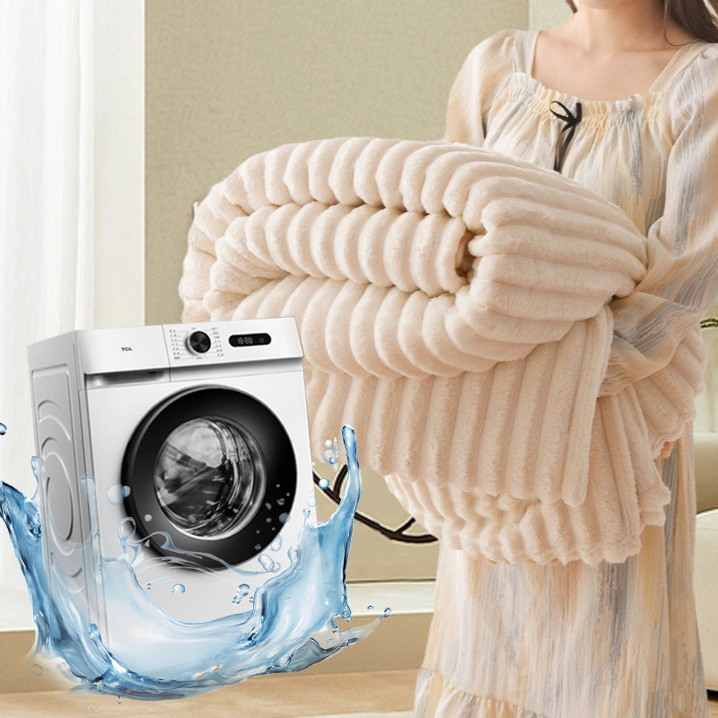 🛋️ 50% RABATT! 🛏️Dicke Plüschdecke mit Milchvelours-Bezug🫧Kuscheln Sie sich in ultimativen Komfort🫧