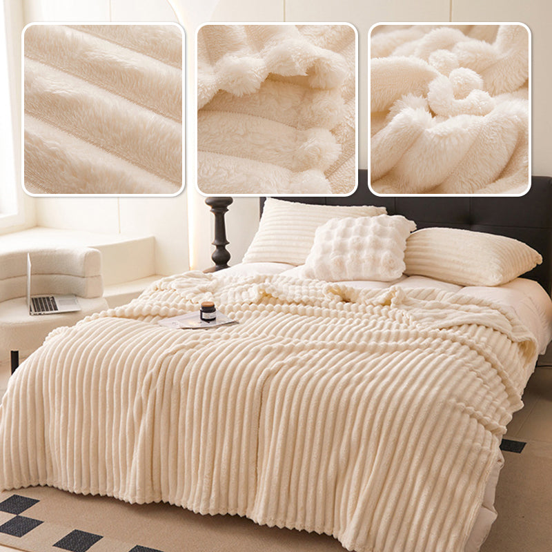 🛋️ 50% RABATT! 🛏️Dicke Plüschdecke mit Milchvelours-Bezug🫧Kuscheln Sie sich in ultimativen Komfort🫧