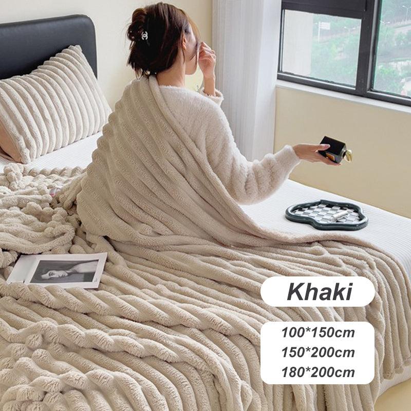 🛋️ 50% RABATT! 🛏️Dicke Plüschdecke mit Milchvelours-Bezug🫧Kuscheln Sie sich in ultimativen Komfort🫧