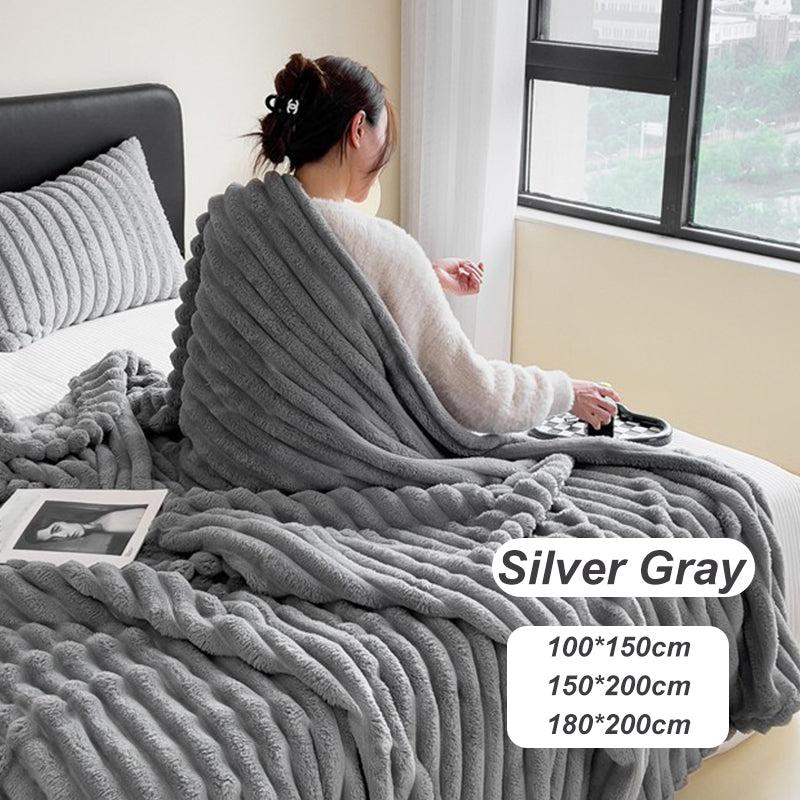 🛋️ 50% RABATT! 🛏️Dicke Plüschdecke mit Milchvelours-Bezug🫧Kuscheln Sie sich in ultimativen Komfort🫧