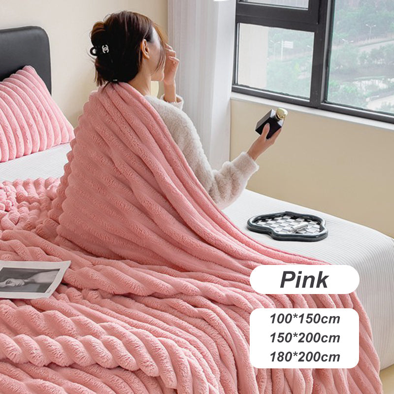 🛋️ 50% RABATT! 🛏️Dicke Plüschdecke mit Milchvelours-Bezug🫧Kuscheln Sie sich in ultimativen Komfort🫧