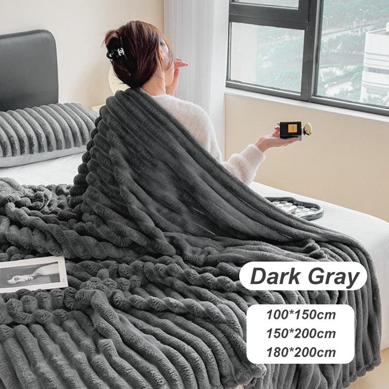 🛋️ 50% RABATT! 🛏️Dicke Plüschdecke mit Milchvelours-Bezug🫧Kuscheln Sie sich in ultimativen Komfort🫧