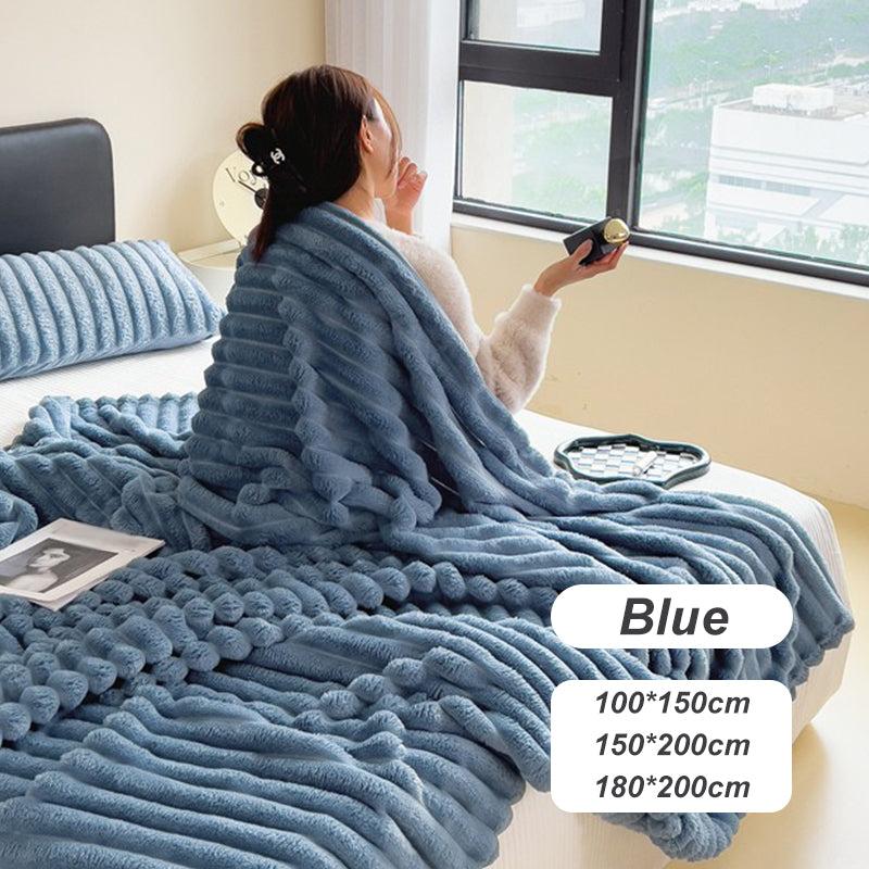 🛋️ 50% RABATT! 🛏️Dicke Plüschdecke mit Milchvelours-Bezug🫧Kuscheln Sie sich in ultimativen Komfort🫧