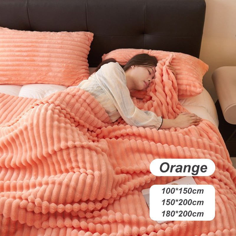 🛋️ 50% RABATT! 🛏️Dicke Plüschdecke mit Milchvelours-Bezug🫧Kuscheln Sie sich in ultimativen Komfort🫧