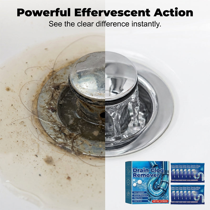 🧼 2 kaufen, 3 gratis! ⏰ Brausetabletten zur Beseitigung von Abflussverstopfungen – lösen Haare, Fett & Schmutz zuverlässig auf – wirken schnell & schonend – für Küche, Bad & Waschbecken