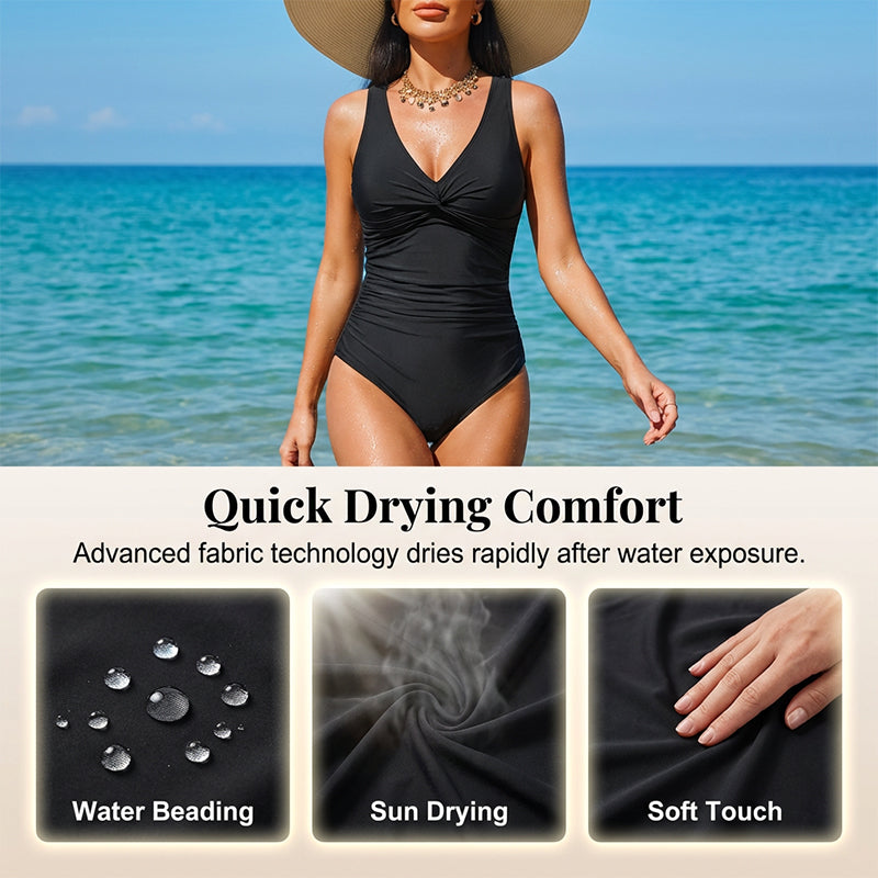 🩱Begrüßen wir den Sommer❤️‍🔥-Einteiliger Badeanzug für Damen mit figurformendem Effekt