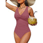 🩱Begrüßen wir den Sommer❤️‍🔥-Einteiliger Badeanzug für Damen mit figurformendem Effekt