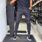 Herren Slim-Fit Freizeithose in Einfarbig