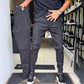 Herren Slim-Fit Freizeithose in Einfarbig