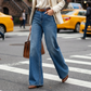 ✨Sommer-Sonderangebot 50% RABATT!👖Weite Damenjeans mit leicht ausgestelltem Bein✨