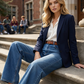 ✨Sommer-Sonderangebot 50% RABATT!👖Weite Damenjeans mit leicht ausgestelltem Bein✨