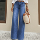 ✨Sommer-Sonderangebot 50% RABATT!👖Weite Damenjeans mit leicht ausgestelltem Bein✨