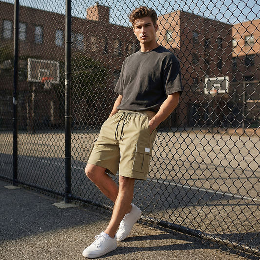 🩳 50% RABATT! ⏰ Atmungsaktive Cargo-Shorts – Sommer-Deal – Leicht, viele Taschen & perfekt für heiße Tage, Outdoor oder Freizeit 🌿