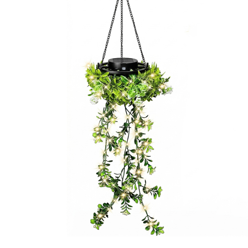 ☀️ 【Limitiertes Angebot – 50% Rabatt】 – Solar-Efeu-Lichterkette mit künstlichen Blättern – wasserdicht, 8 Beleuchtungsmodi & flexibel – perfekt für Garten, Balkon & Wanddekoration 🌿💡