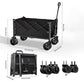 🛒 50% RABATT! 🌿 Faltbarer Transportwagen – Stabiler Stahlrahmen & 80 kg Traglast – Ideal für Garten, Camping oder Strand – leicht & zusammenklappbar – praktisch für Ausflüge und Einkäufe 🏖️🧳✨