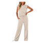 ✨ LIMITED-TIME 50% RABATT!😍Lässiges Damen-Set aus ärmellosem Top und Hose mit Kordelzug, 2-teilig