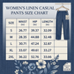 🔥Solange der Vorrat reicht 50 % Rabatt!🎉Baumwoll-Leinen-7/8-Hose für Damen – luftig & vielseitig👖☀️