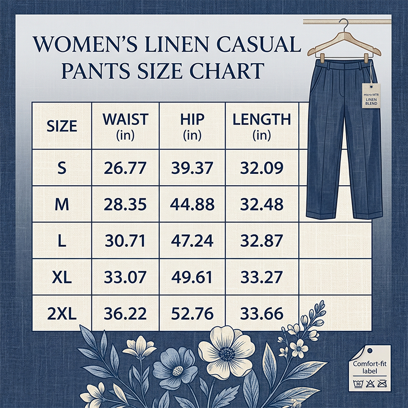 🔥Solange der Vorrat reicht 50 % Rabatt!🎉Baumwoll-Leinen-7/8-Hose für Damen – luftig & vielseitig👖☀️
