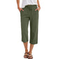🔥Solange der Vorrat reicht 50 % Rabatt!🎉Baumwoll-Leinen-7/8-Hose für Damen – luftig & vielseitig👖☀️