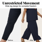 Damen-Casual-Set: Kurzarm-Oberteil & Weitbein-Hose
