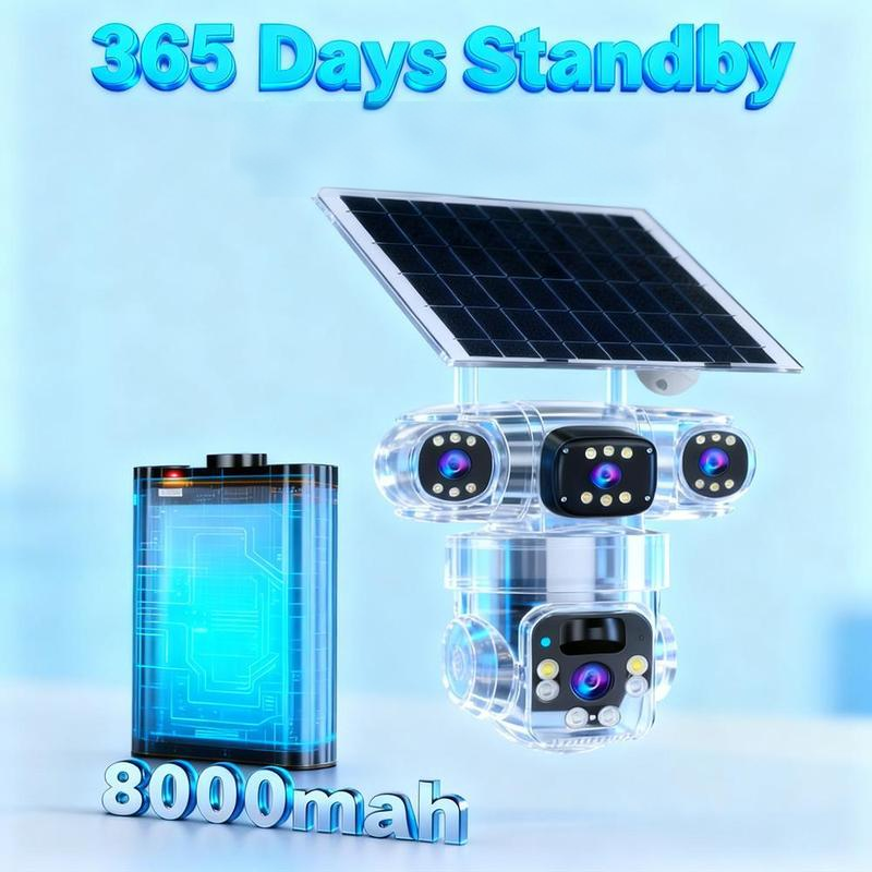 🔎 50% RABATT! 📷 6K 9MP 3-Linsen Outdoor-Kamera – 10x Zoom, 360° PTZ, Farb-Nachtsicht & IP66 wasserdicht – perfekt für Rundumschutz 🛡️