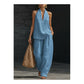 👚 50% RABATT! 🔥 Zweiteiliges Damen-Set mit Neckholder-Ausschnitt – Fließender Stoff, Leichte Passform & Perfekt Für Einen Eleganter Sommerlook 💃