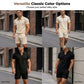 📢Neuheiten & Sonderangebote – Jacquard-Set aus T-Shirt und Shorts für Herren