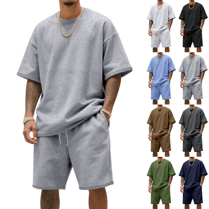 🔥50% RABATT Herren Freizeit-Set – T-Shirt & Shorts – bequem & atmungsaktiv