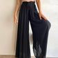 Einfarbige Hochbundhose für Damen
