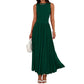 Elegantes Damen-Maxikleid mit U-Boot-Ausschnitt👗