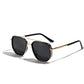 ☀️🕶️Geometric Frame Double Beam Polarized Sunglasses
