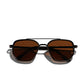 ☀️🕶️Geometric Frame Double Beam Polarized Sunglasses
