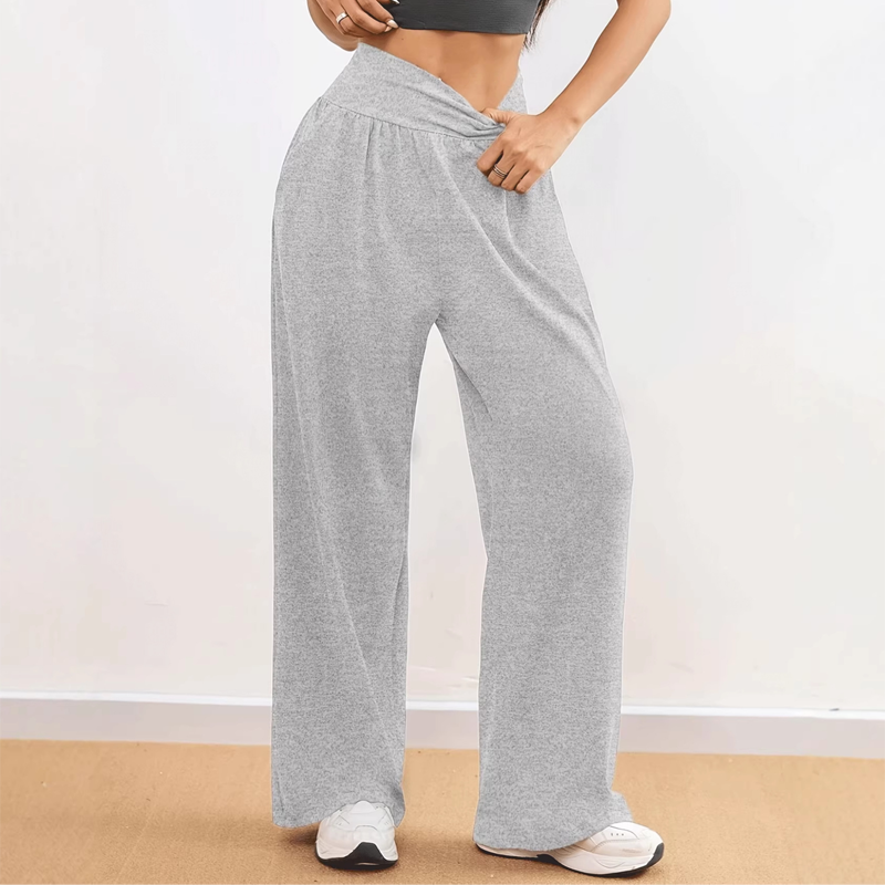 👖 50% RABATT! 🧘‍♀️ Frühjahrs-Hochtaillierte Jogginghose – Einfarbig, Locker Geschnitten, Schlankmachend & Bequem Für Sport & Alltag 🌷