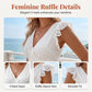 Premium Sommerkleid mit Rüschenärmeln