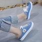 👟 50% RABATT! 👖 Damen Denim Mule Sneakers – Leichter Schlupf, Bequeme Sohle & Perfekt Für Einen Lässigen Sommerlook ☀️