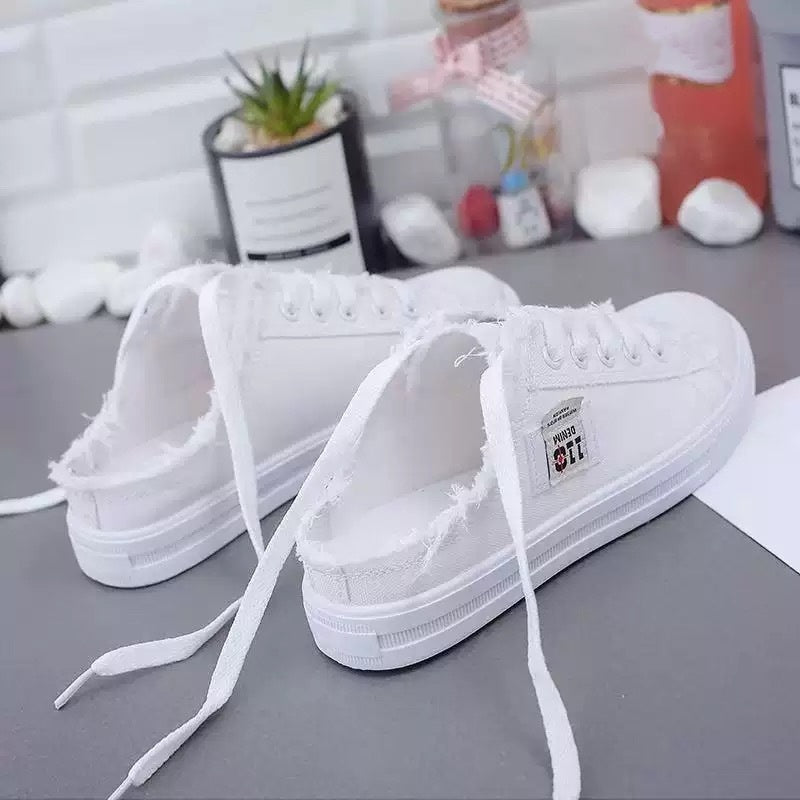 👟 50% RABATT! 👖 Damen Denim Mule Sneakers – Leichter Schlupf, Bequeme Sohle & Perfekt Für Einen Lässigen Sommerlook ☀️