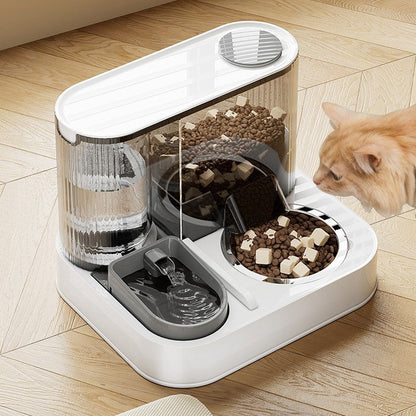 ✨🔥2-in-1-Futter- und Wasserspender für Haustiere