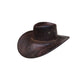 🤠 LIMITED-TIME 50% RABATT! ✨ Vintage-Cowboyhut mit breiter Krempe & Riemen – PU, Einheitsgröße, Verstellbar ☀️