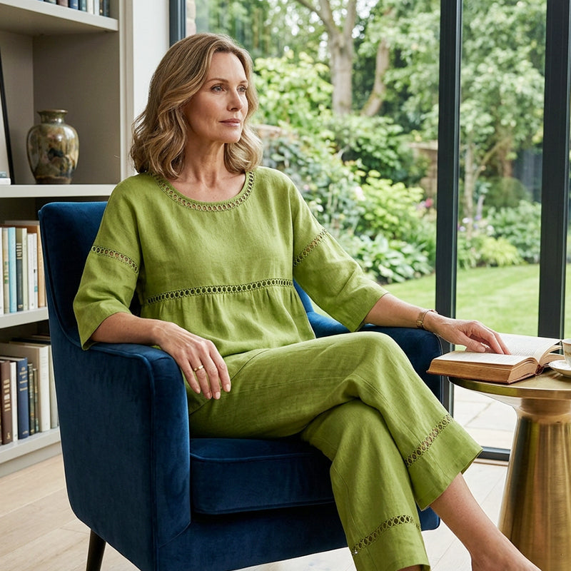 👕👖 2026 HEISSER VERKAUF – 50% RABATT! Figurbetontes Sommer-Chic-Set aus atmungsaktivem Stoff – Über 50K+ verkauft! 🥳