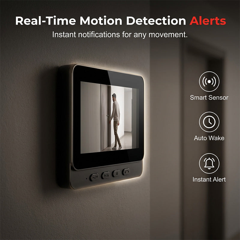 🚪📺50% RABATT! Intelligente Video-Türklingel mit 4,3-Zoll-Display – WLAN, Nachtsicht & Zwei-Wege-Audio für maximale Sicherheit ✨