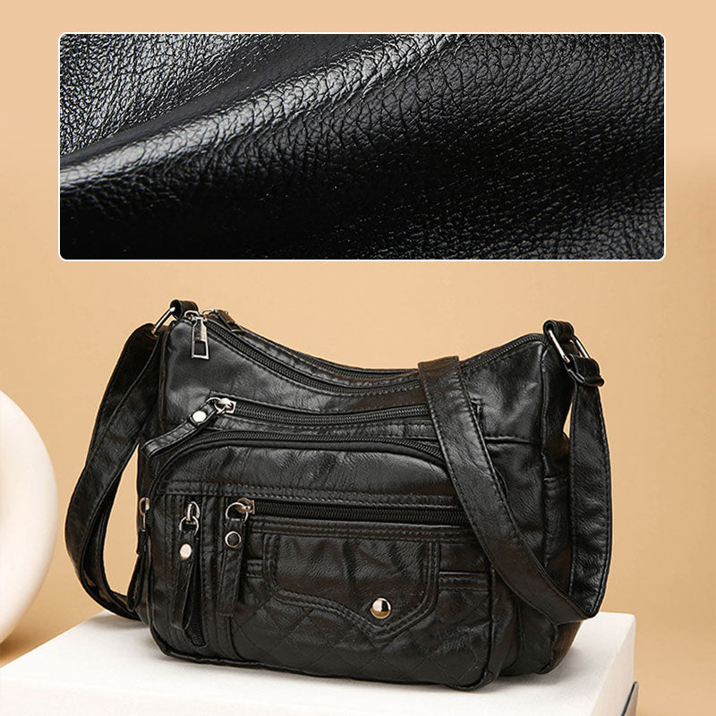 👜 LIMITED-TIME 50% RABATT! ✨ Damen Umhängetasche – PU-Leder, Mehrere Taschen, Verstellbarer Riemen 🌸