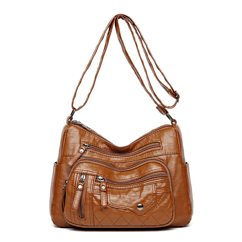 👜 LIMITED-TIME 50% RABATT! ✨ Damen Umhängetasche – PU-Leder, Mehrere Taschen, Verstellbarer Riemen 🌸