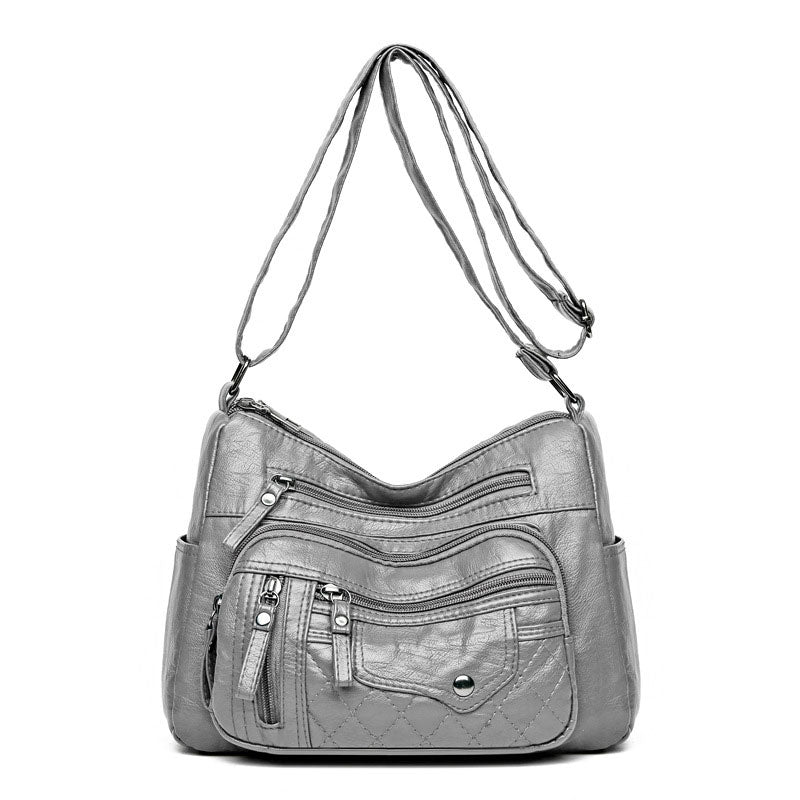 👜 LIMITED-TIME 50% RABATT! ✨ Damen Umhängetasche – PU-Leder, Mehrere Taschen, Verstellbarer Riemen 🌸