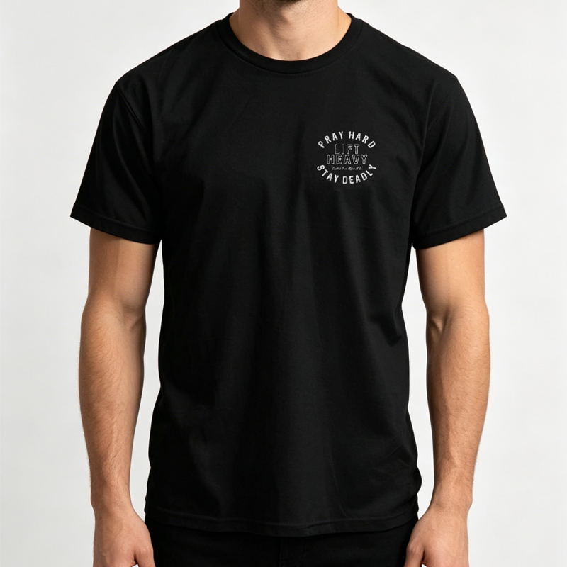 ⏰50 % Rabatt auf limitierte Stücke + Kette gratis dazu-✨Herren-T-Shirt mit athletischer Passform, Rundhalsausschnitt und grafischem Aufdruck