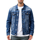 👕🔥 Herren-Freizeit-Denimjacke im Used-Look mit Vintage-Wäsche – 50% RABATT! Lässig, robust & perfekt für Frühling, Herbst oder kühle Sommerabende 🍂
