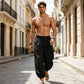 👖 50% RABATT! 🔥 Herren-Casual Haremshose mit elastischen Bündchen – Bequem, luftig & perfekt für Zuhause, Yoga und Reisen ✨